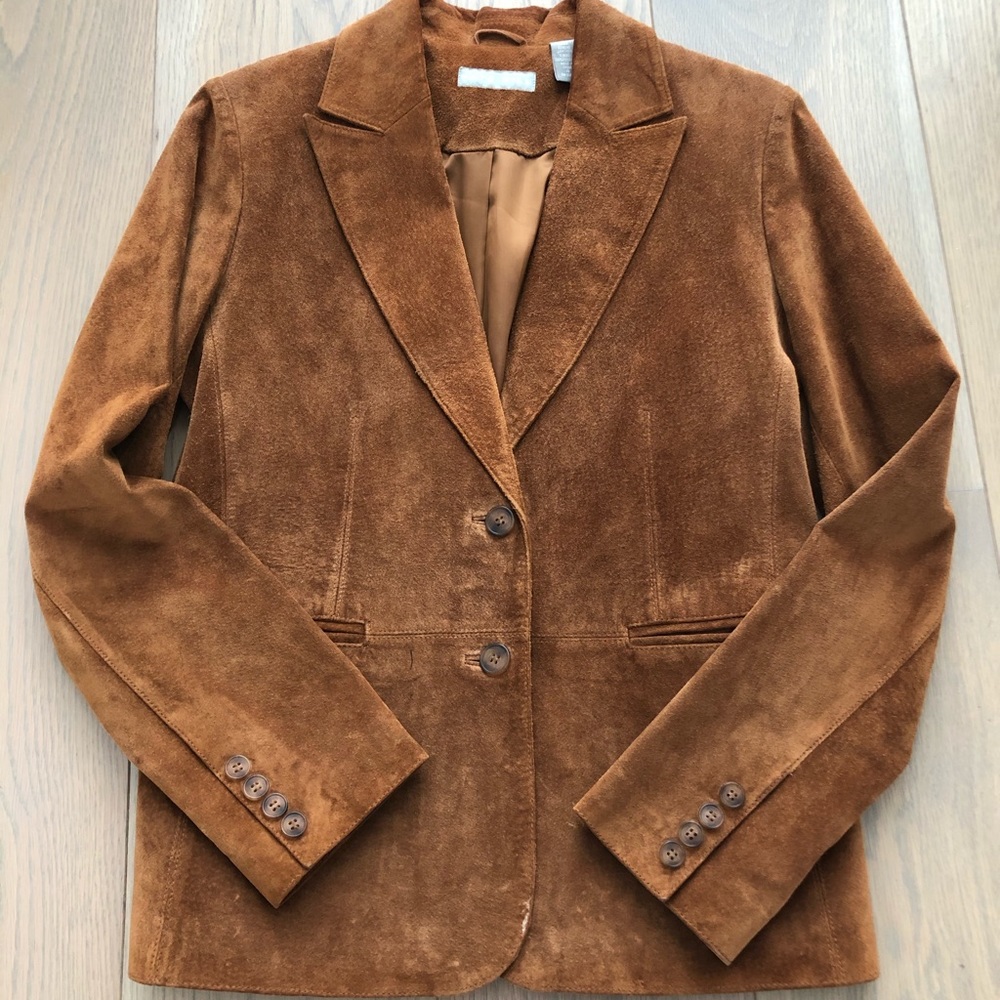 Suede blazer